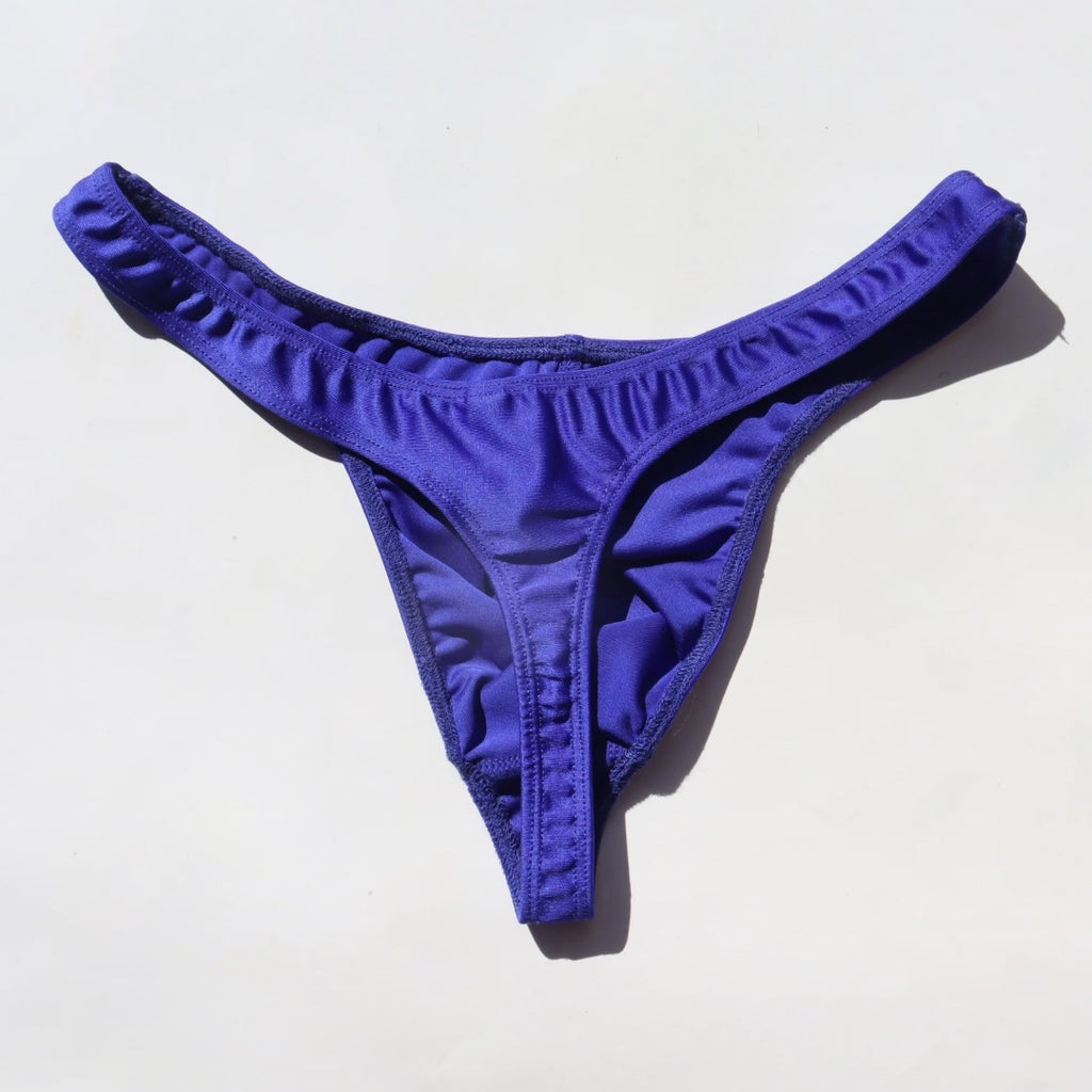The QUIETPIECE Original Shiny Lycra Thong